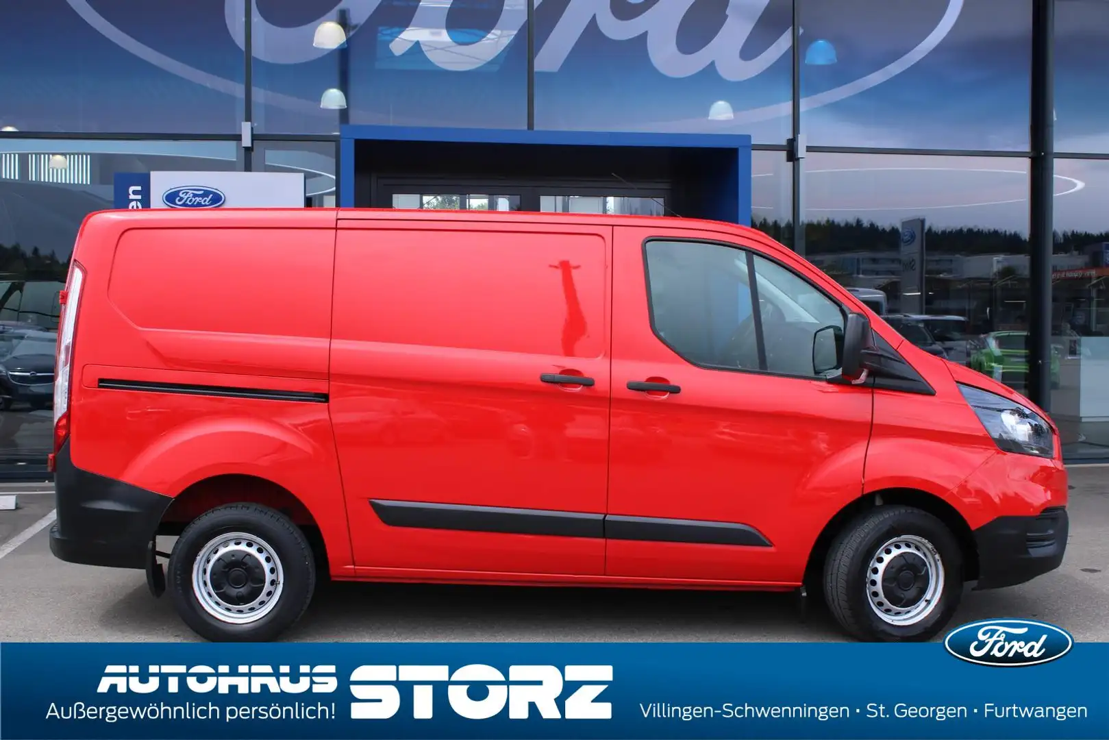 Ford Transit Custom Kasten 280 L1 Basis SICHT PAKET|BEHEIZBARE FRONTSC Rot - 2