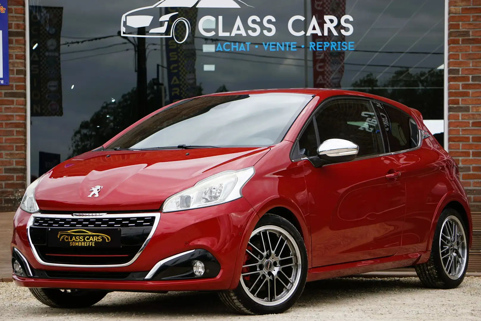 Peugeot 208 1.6 GTi CARNET 1ere MAIN NAVI CAM GARANTI 12 MOIS Rood - 1