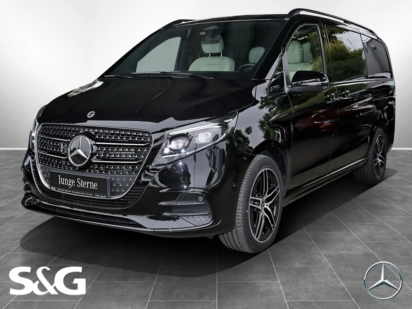 Mercedes-Benz V 300 d 4M AVANTGARDE Lang Noir - 1