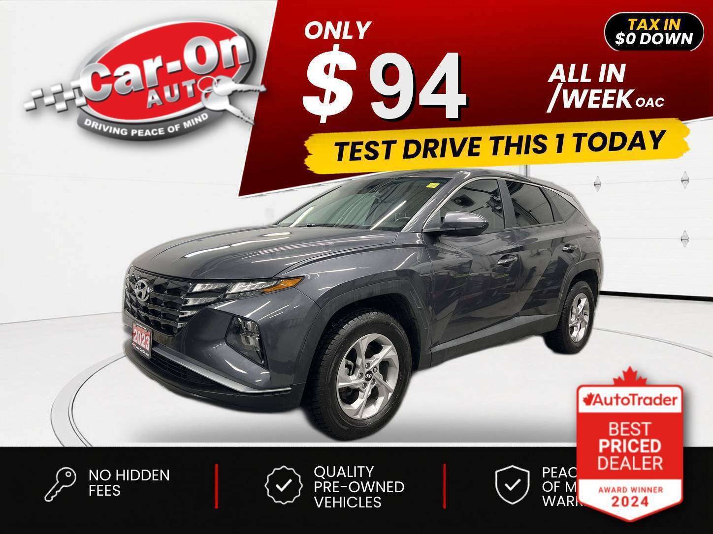 Gray 2023 Hyundai Tucson SUV / Crossover Automatic