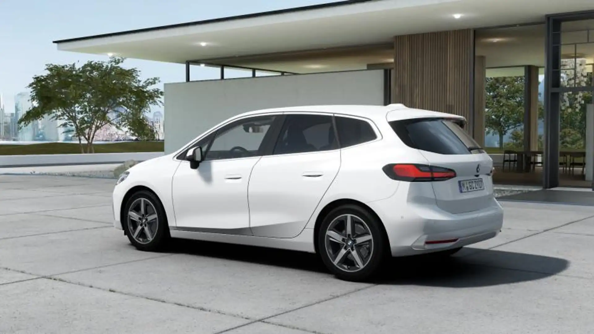 BMW 218 i Active Tourer Luxury auto Bianco - 2