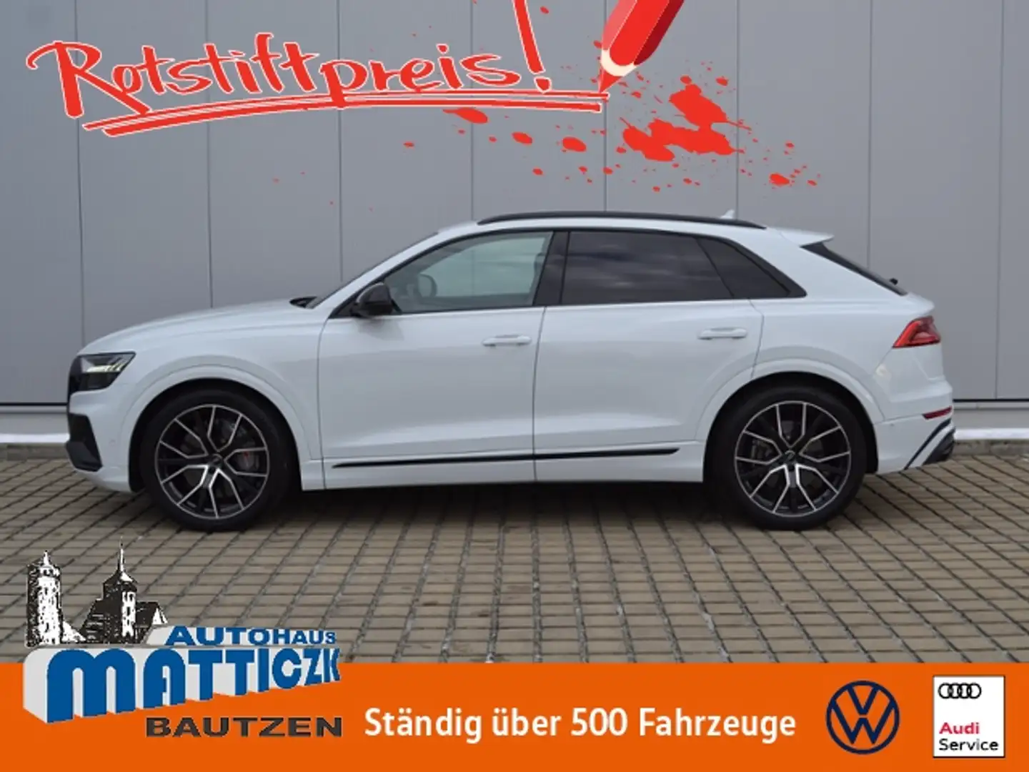 Audi SQ8 60 TDI MEGA-VOLL/UPE:170.653 €/KERAMIK/LUFT/22-ZO Weiß - 2