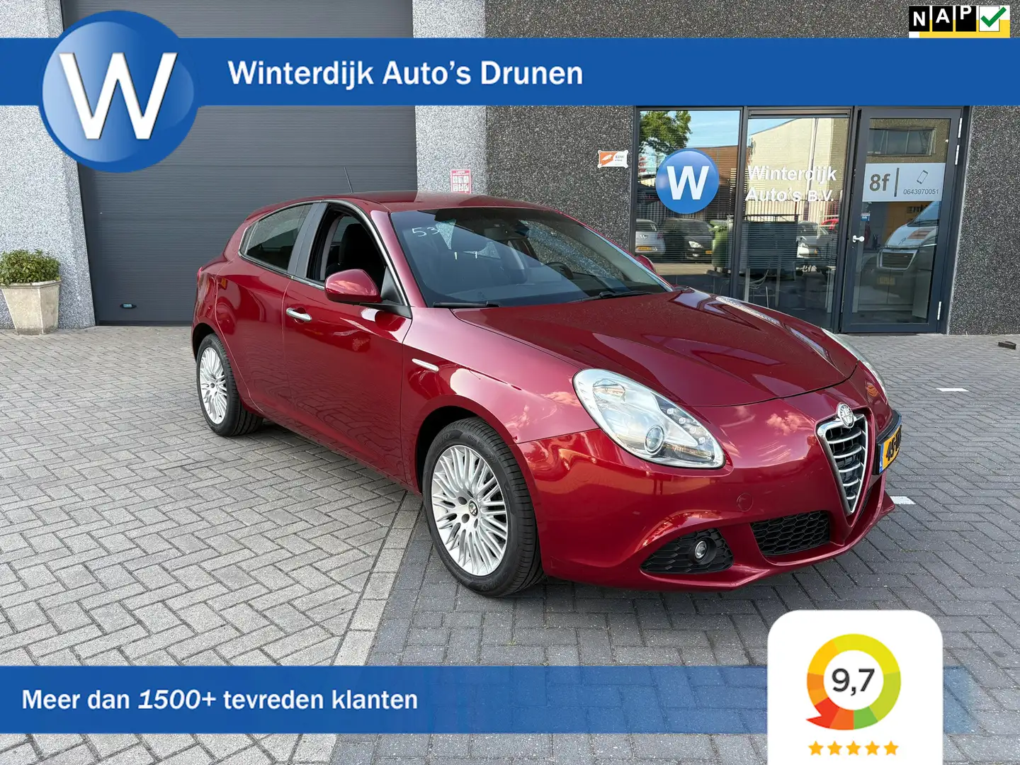 Alfa Romeo Giulietta 1.4 Turbo Distinctive Automaat Nap 2Eigenaren Rood - 1