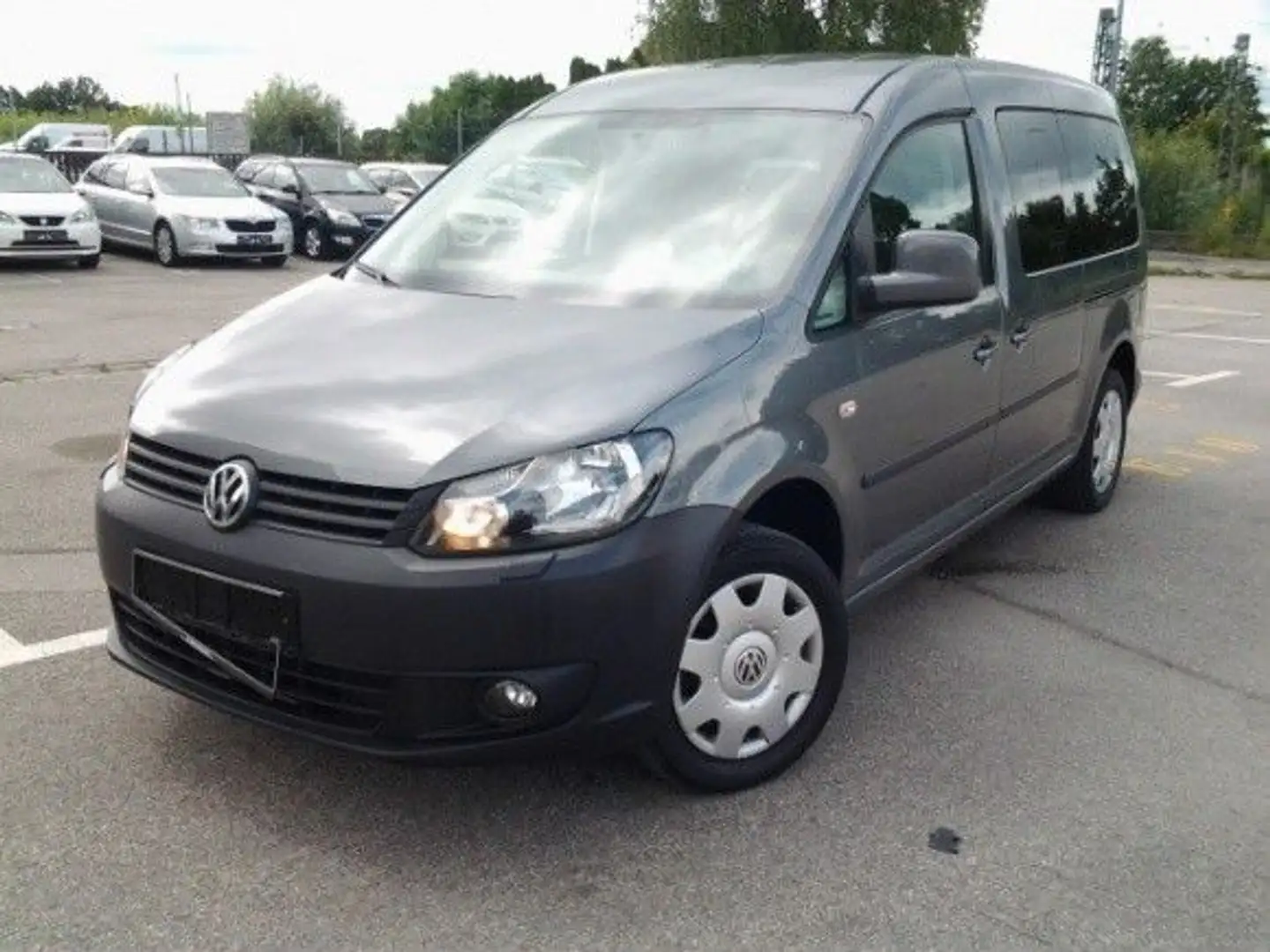 Volkswagen Caddy Kombi Maxi TÜV NEU ! Gris - 1