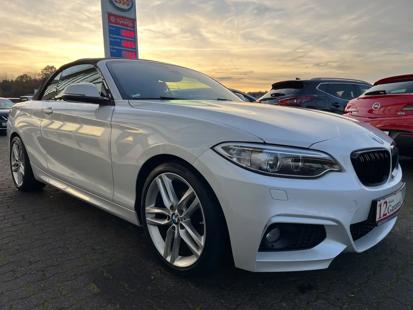 BMW 218 d M Sport Cabrio*BI-XENON*NAVI*LEDER*HIFI*LM Weiß - 1