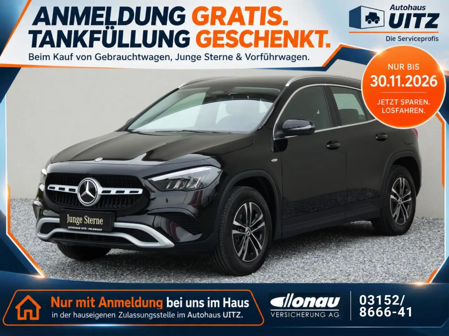 Mercedes-Benz GLA 250 e EQ-Technologie +AHK+RFK+SHZ+LED+NAVI+ Schwarz - 1