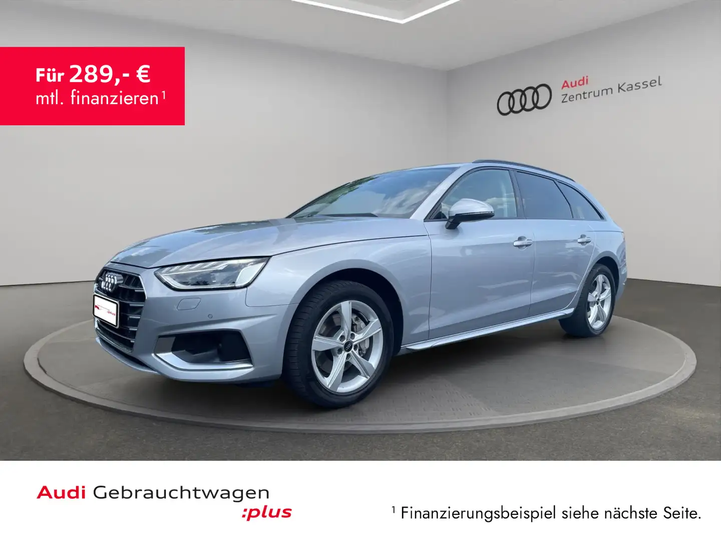 Audi A4 Av. 40 TDI qu. Navi AHK Matrix DAB Kamera SZH Silber - 1