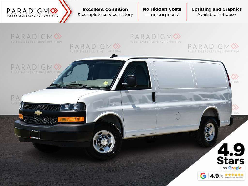 White 2025 Chevrolet Express Cargo Van Rear-Wheel Drive Automatic