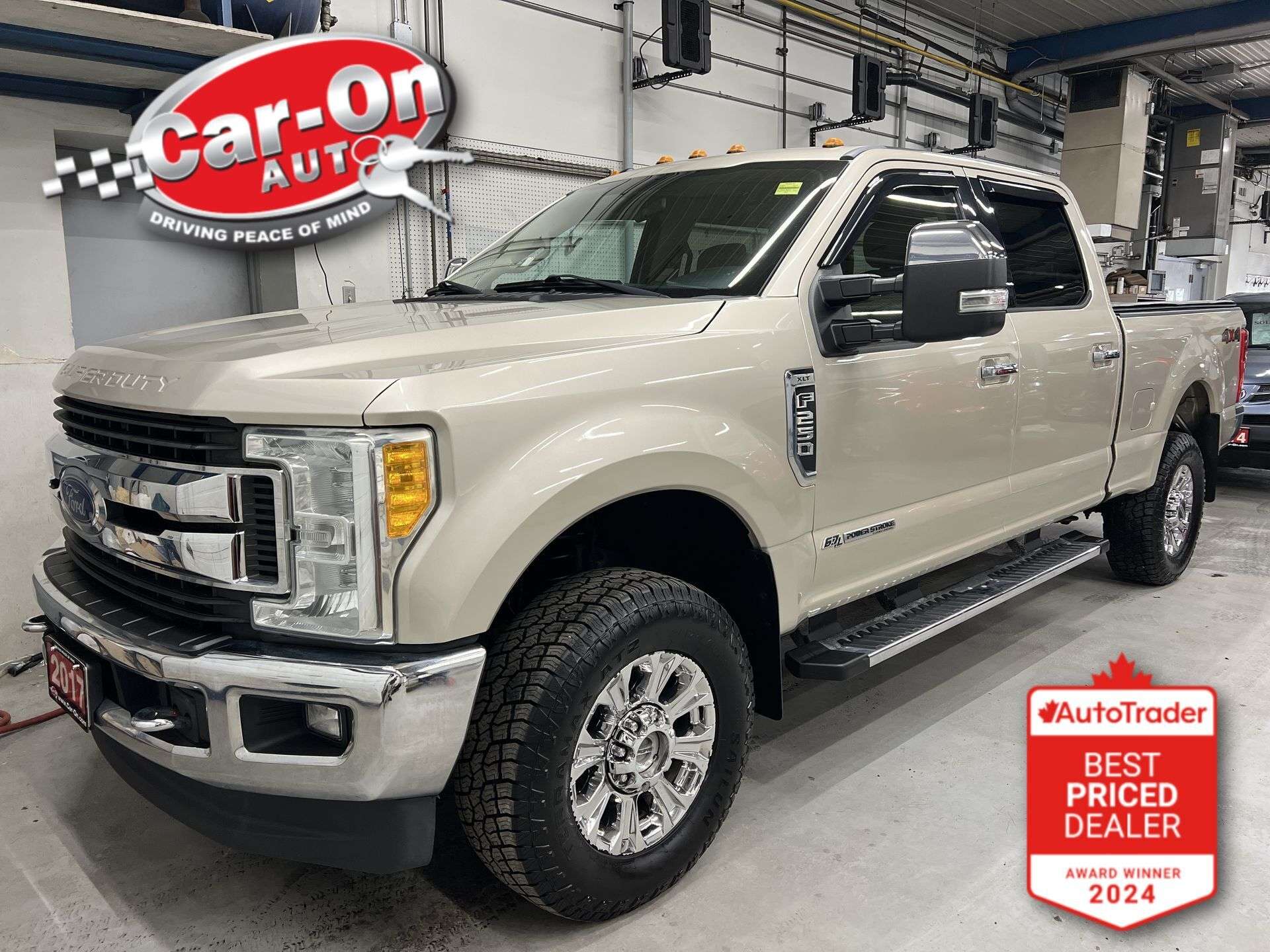 Gray 2017 Ford F-250 Super Duty Pickup Truck Four-Wheel Drive Automatic