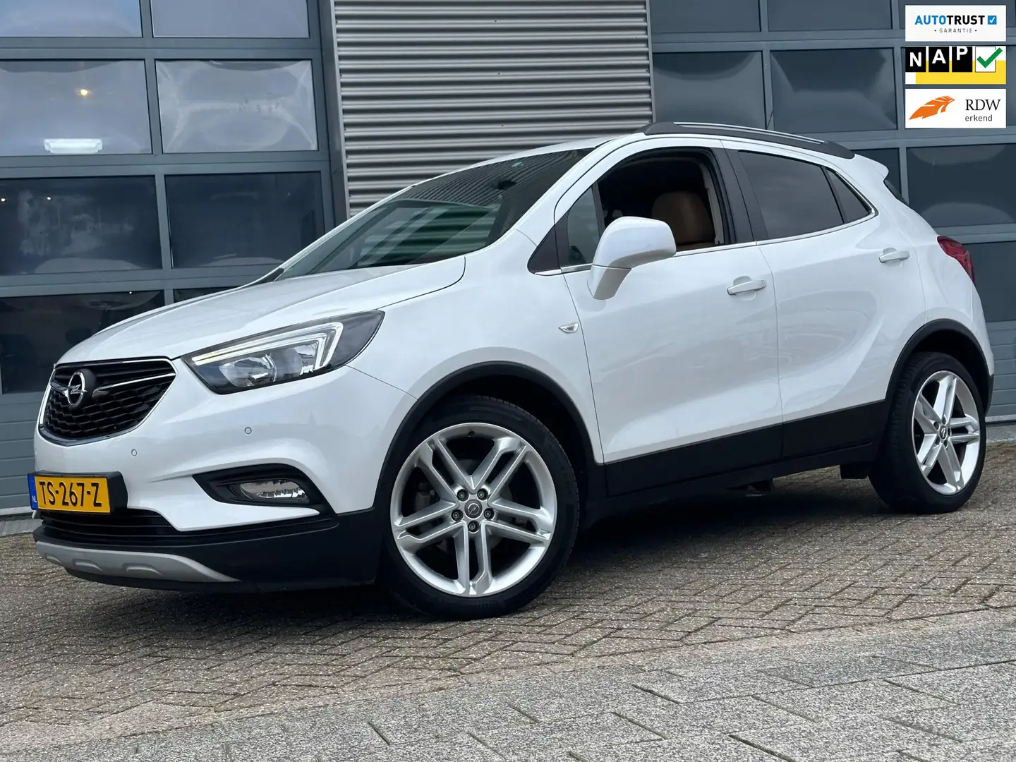 Opel Mokka X 1.4 Turbo Bi-Fuel Innovation | PANO | CRUISECR| VO Weiß - 1