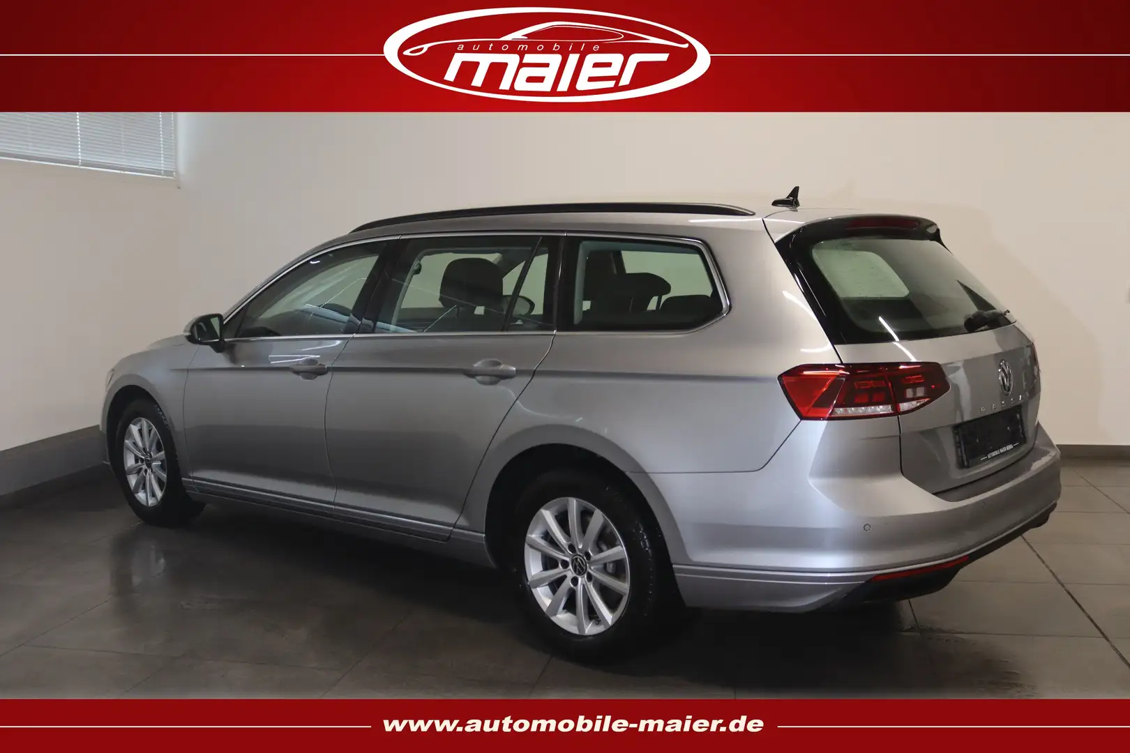 Volkswagen Passat 2.0 TDI Business-Virt-NAV-KAM-AHK-LED-SHZ Argent - 2