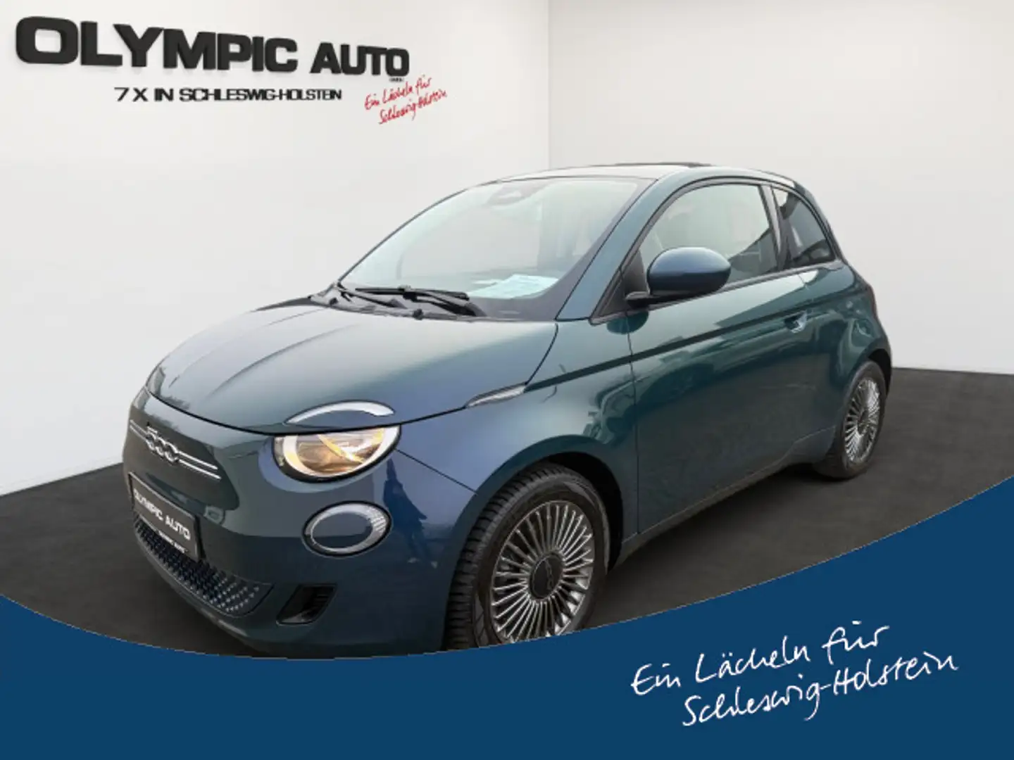 Fiat 500e Icon 42kWh SITZHZG NAVI PANORAMADACH TOUCH Grün - 1