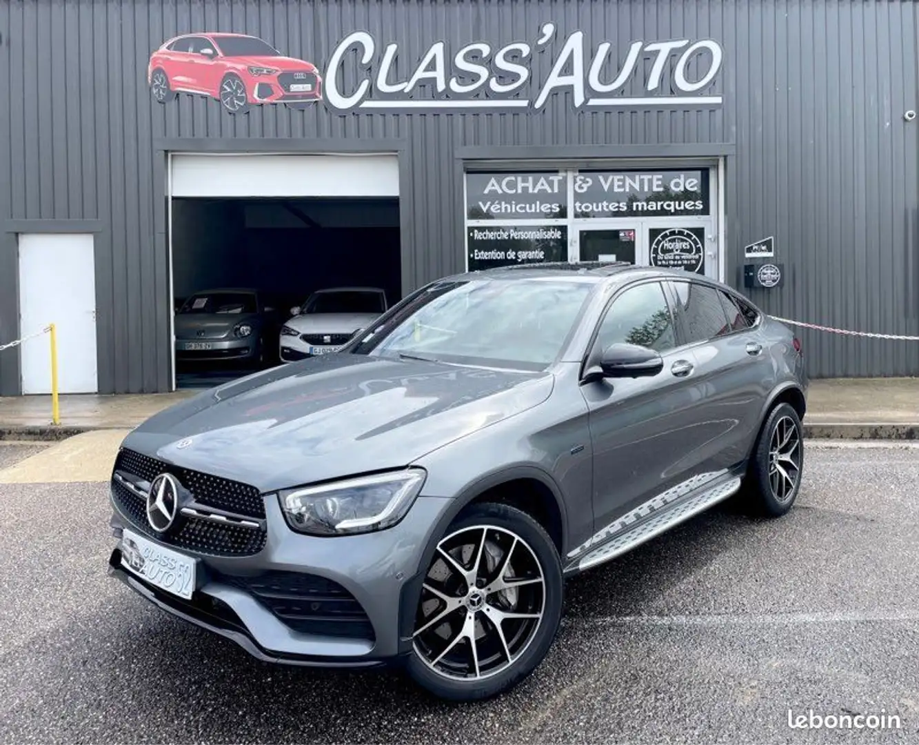 Mercedes-Benz GLC 300 MERCEDES COUPÉ (2) 300 de EQ-POWER 9G-trônic AMG LINE Gris - 2
