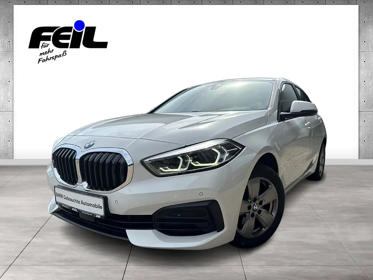 BMW 118 d Advantage DAB LED Klimaaut. PDC Blanc - 1