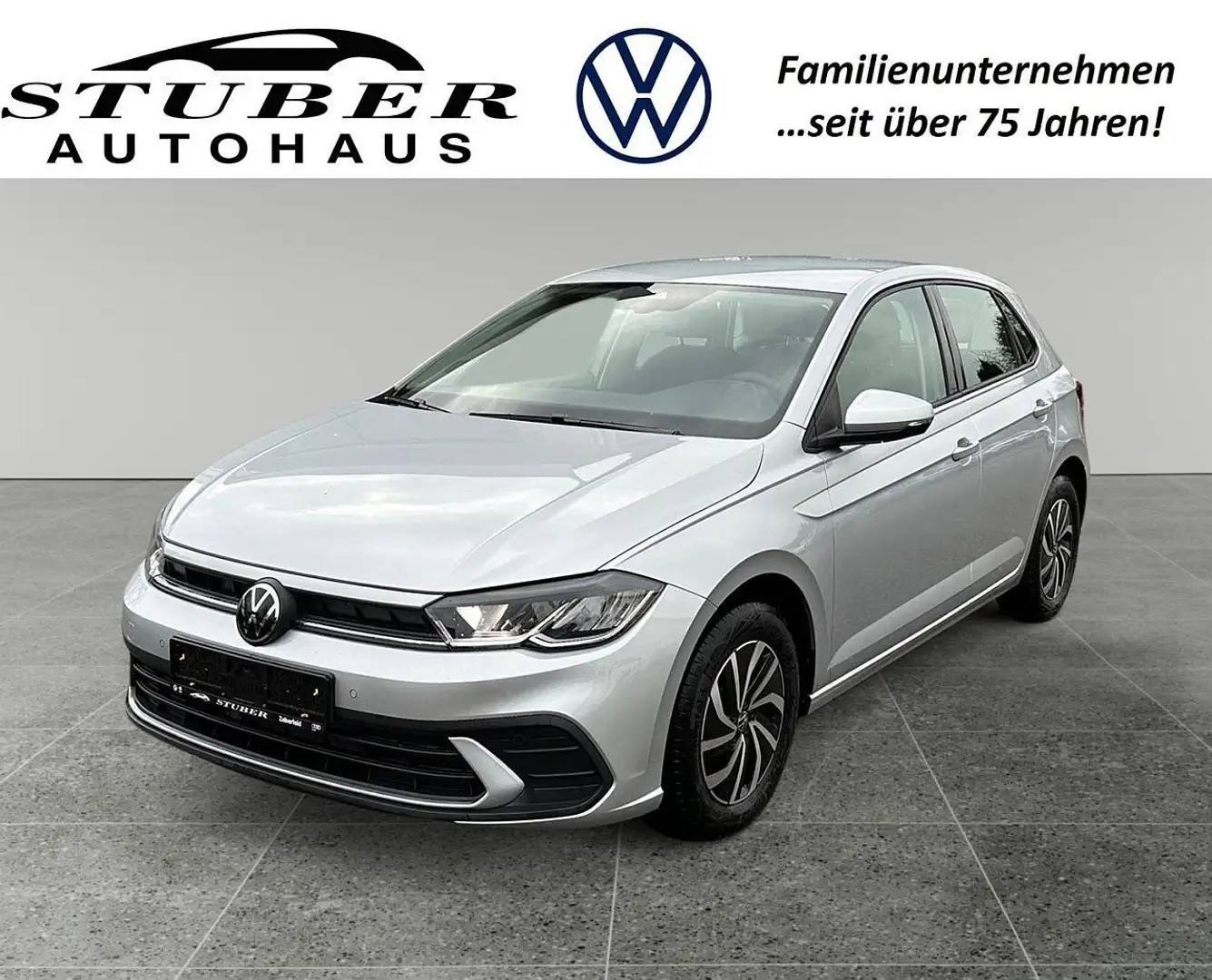 Volkswagen Polo 1,0 TSI DSG Life PDC|Connect|SZH Silber - 1