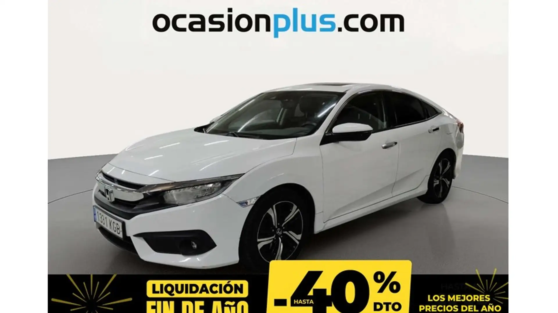 Honda Civic Sedán 1.5 VTEC Turbo Executive CVT Blanc - 1