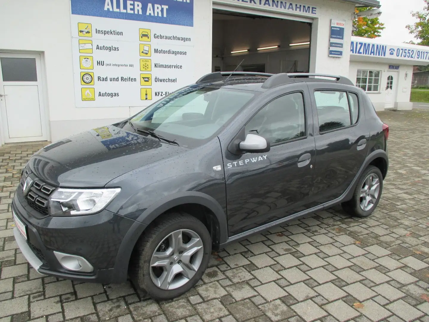 Dacia Sandero II Stepway Prestige, 1. Hand Grau - 2