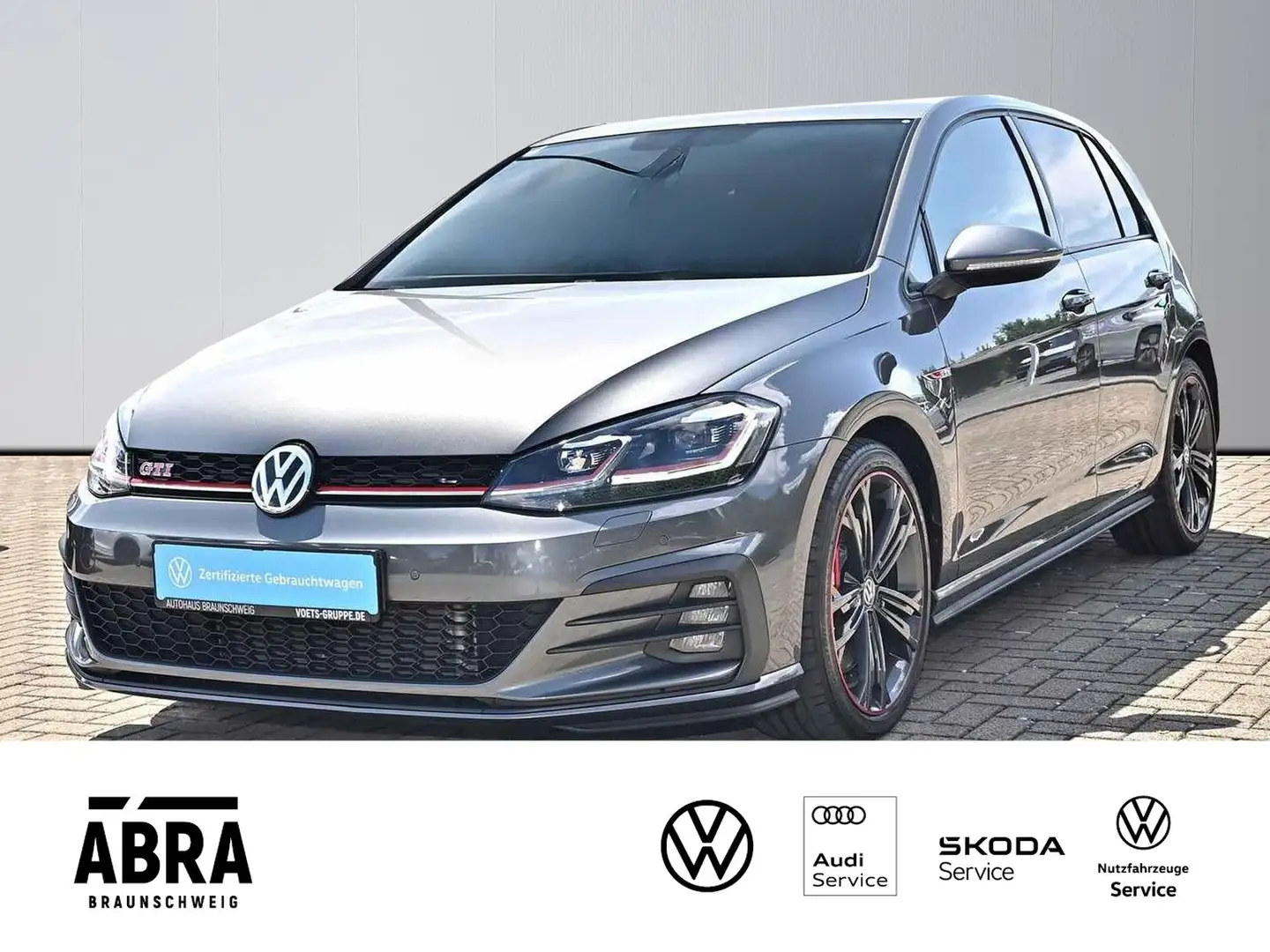 Volkswagen Golf VII 2.0 TSI GTI Performance DSG LED+STHZG+PDC+S... Grau - 1