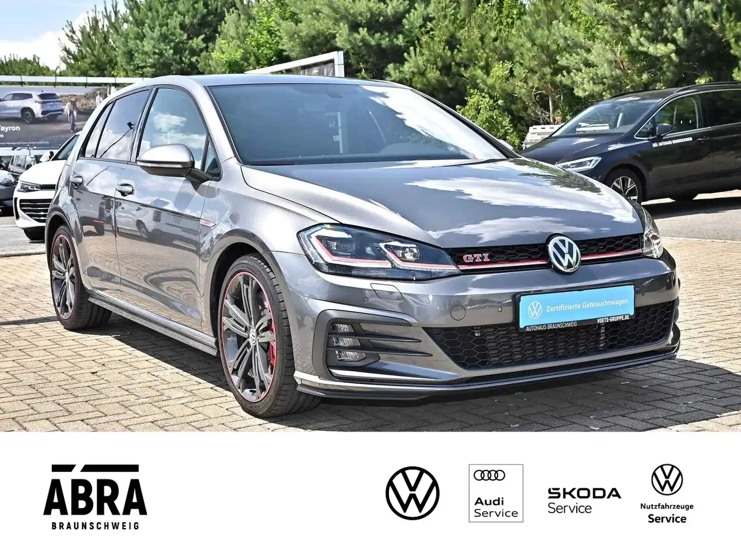 Volkswagen Golf VII 2.0 TSI GTI Performance DSG LED+STHZG+PDC+S... Grau - 2
