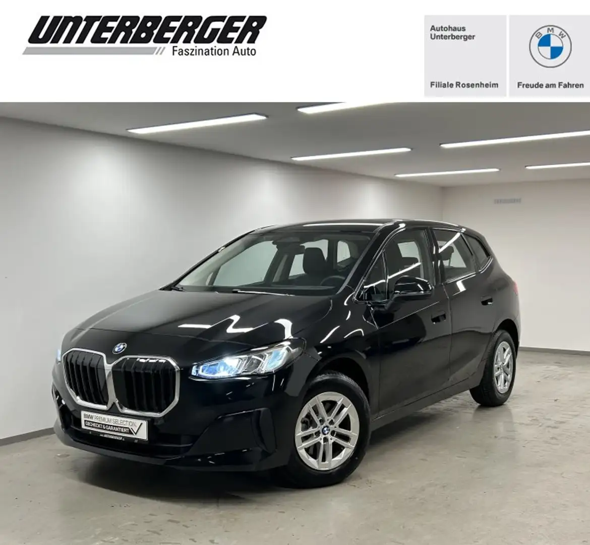 BMW 218 i Active Tourer DAB LED RFK AHK Klimaaut. Schwarz - 1