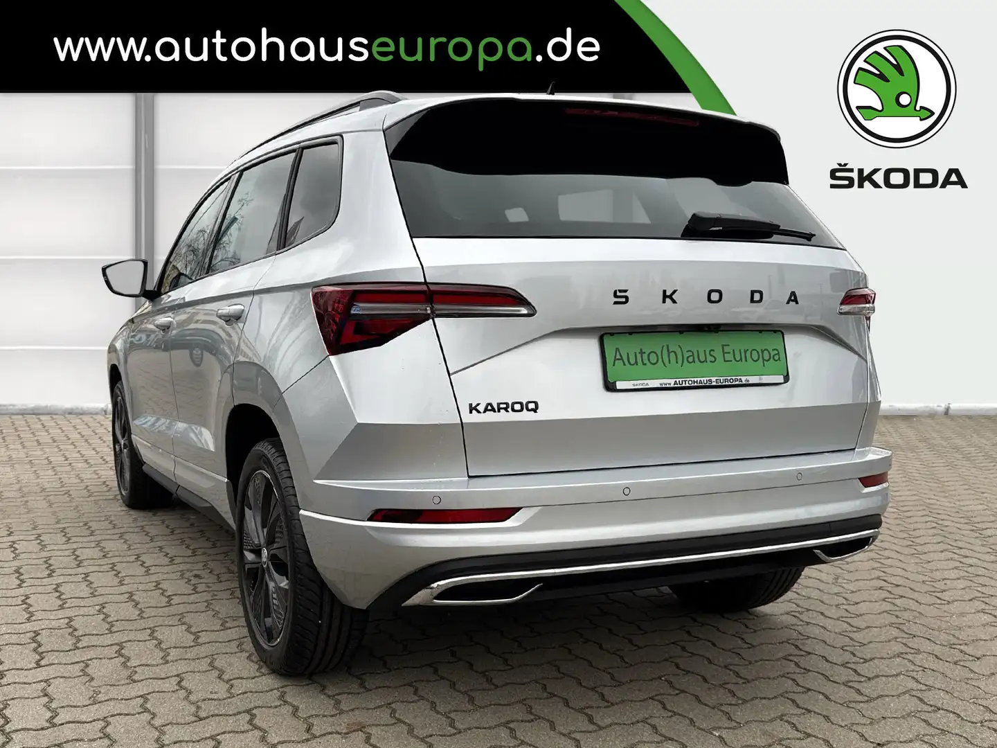 Skoda Karoq Sportline 1.5 TSI DSG ACC Matrix WSS Navi SHZ eKla Silber - 2