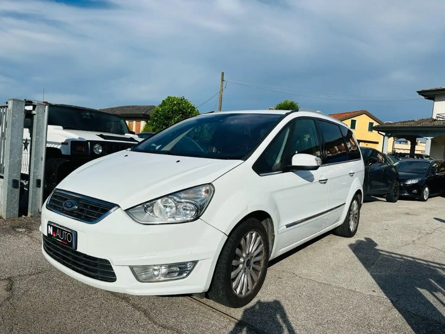 Ford Galaxy 2.0 TDCi 163 CV DPF Titanium Blanc - 1