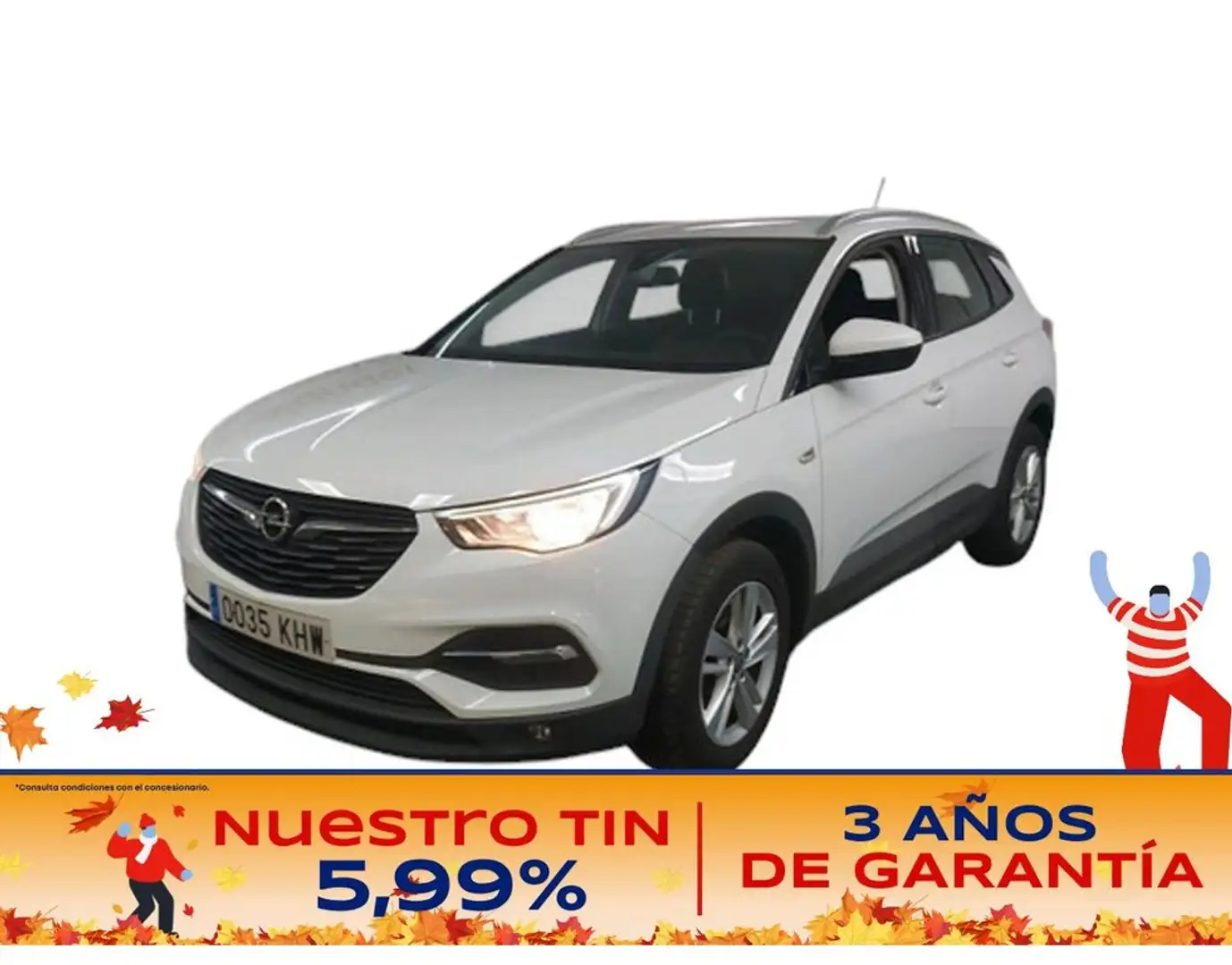 Opel Grandland X 1.6CDTi S&S Selective 120 Wit - 1