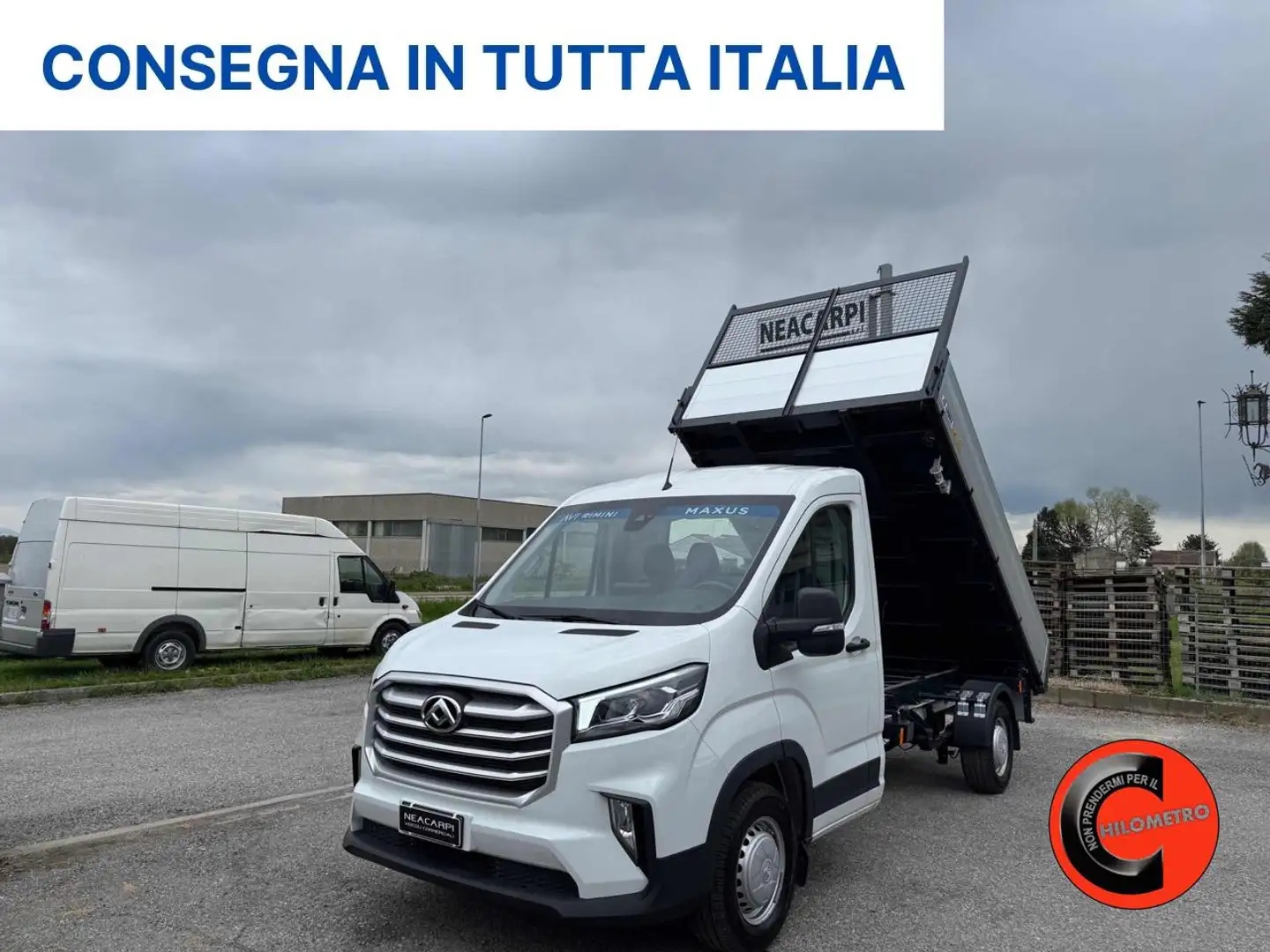 Maxus Deliver 9 2.0CRDI L3 CASSONE RIBALTABILE TRILATERALE KM0-E6E White - 1