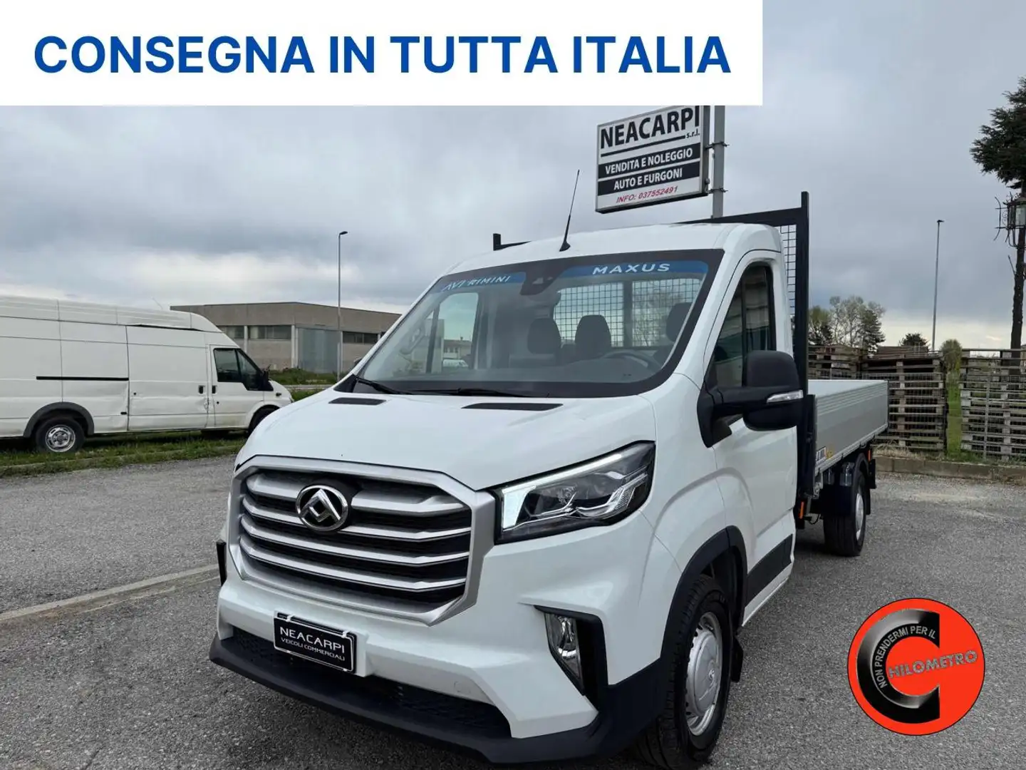 Maxus Deliver 9 2.0CRDI L3 CASSONE RIBALTABILE TRILATERALE KM0-E6E White - 2