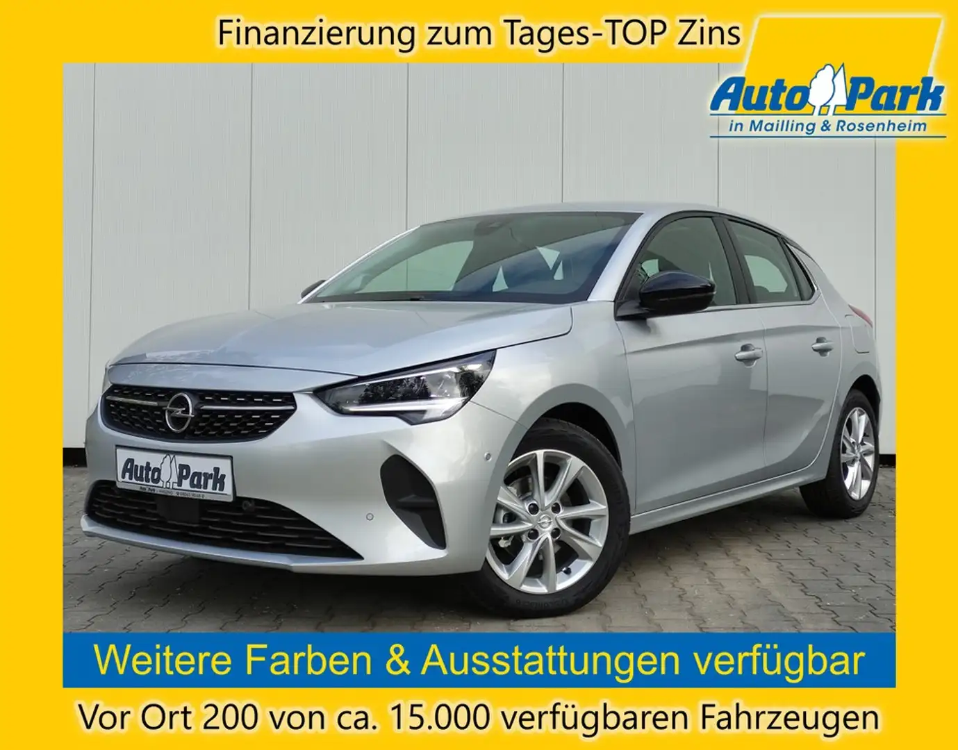 Opel Corsa 1.2 Start/Stop SHZ~180~LED~NAVI~DAB~ALU~PDC Grau - 1
