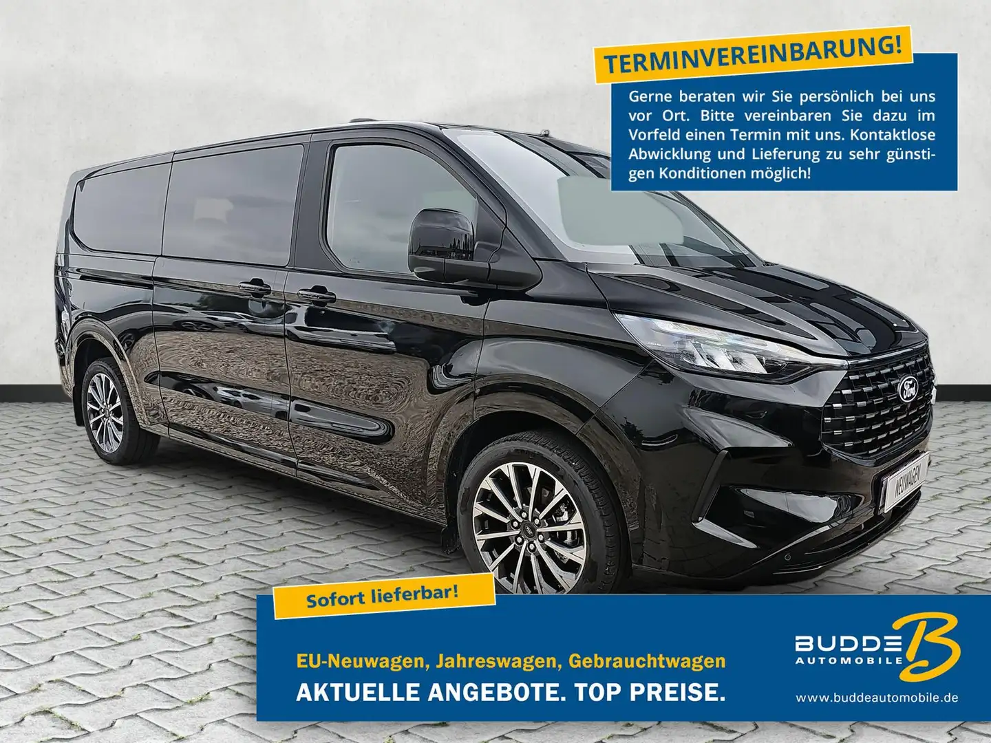 Ford Tourneo Custom 2.0 EcoBlue Titanium X L2 ACC AHK Schwarz - 1