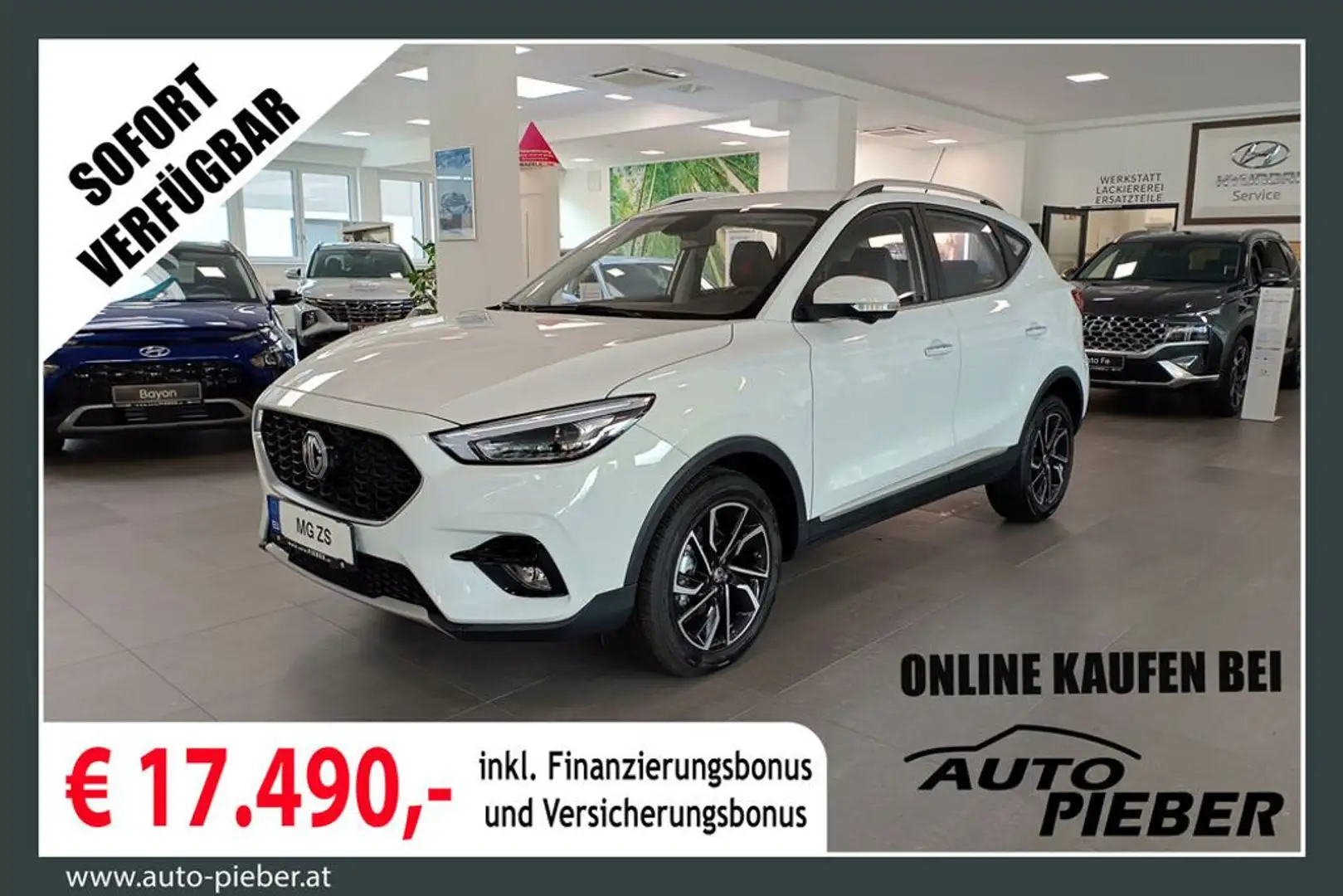 MG ZS ZS 1.5 VTi Luxury *LED*Navi*Leder* Blanc - 1