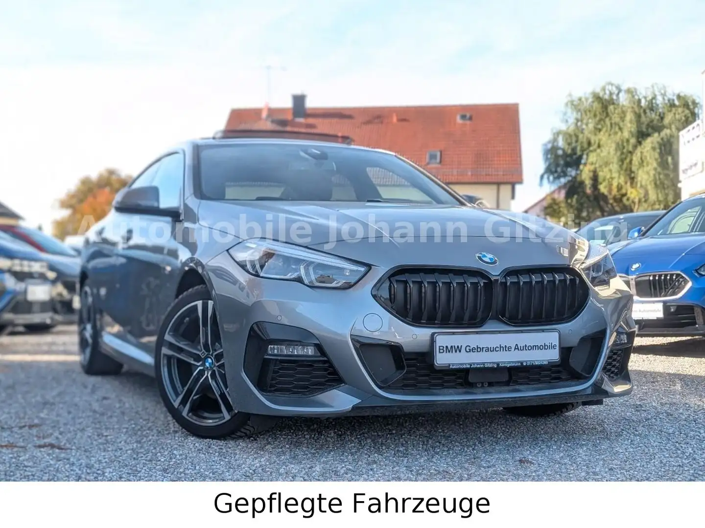 BMW 218i Gran Coupé M Sport 18" Shadow Line PANORAMA Gris - 1