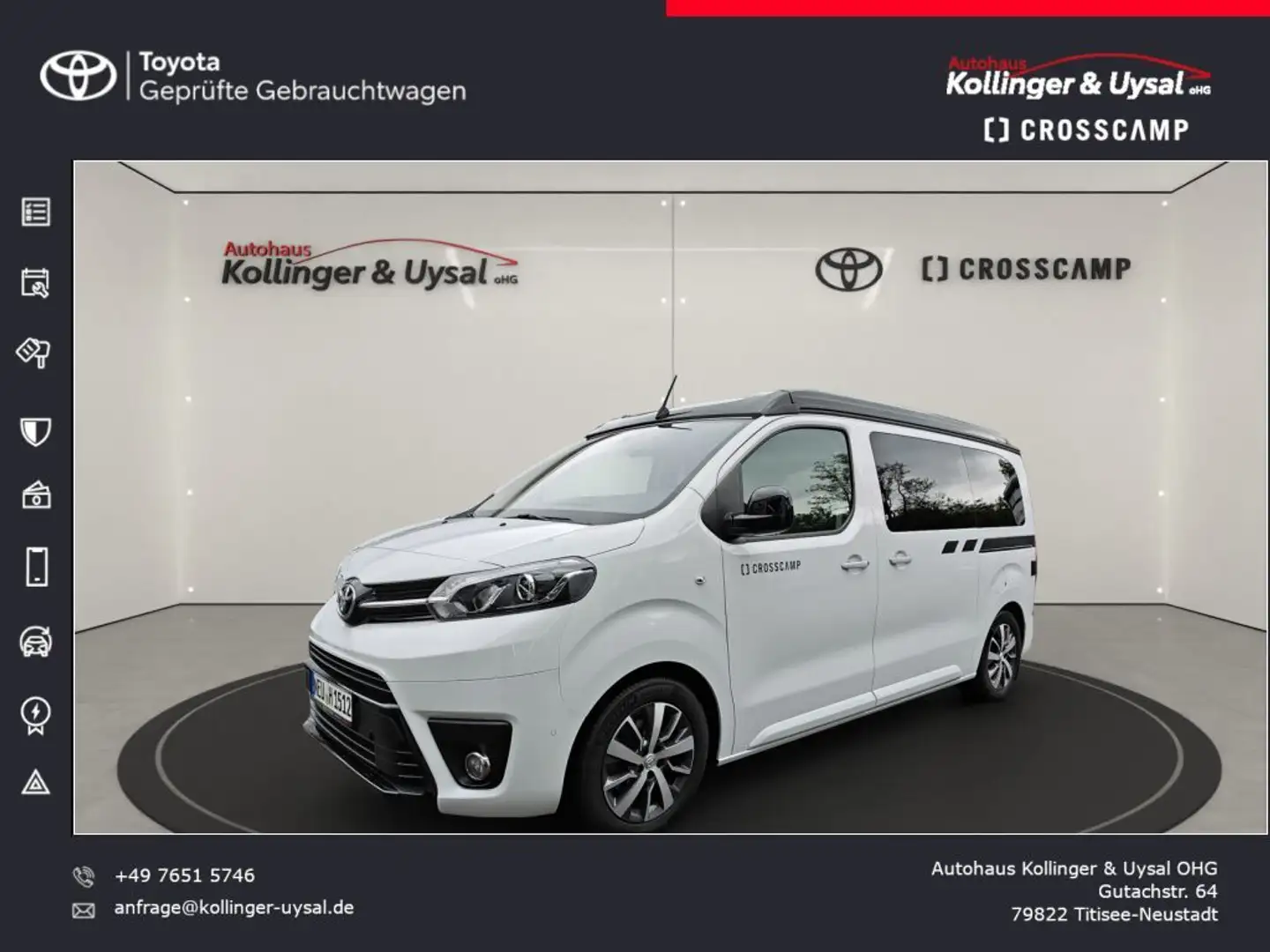 Toyota Proace 2,0-l-D-4D L1 (8-Si.) Autm. Verso Crosscamp Flex - 1