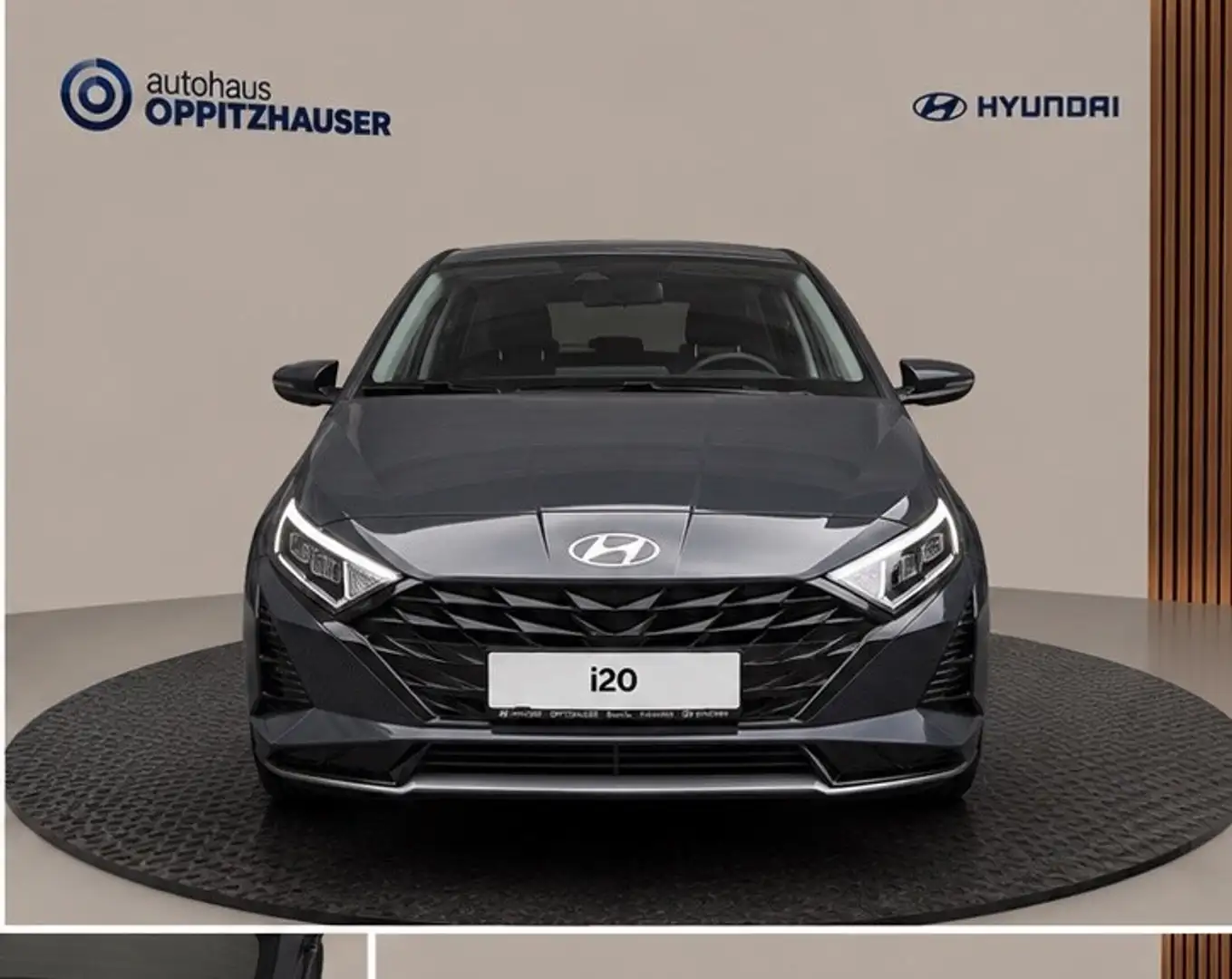 Hyundai i20 1,0 T-GDI GO Plus DCT Grau - 2