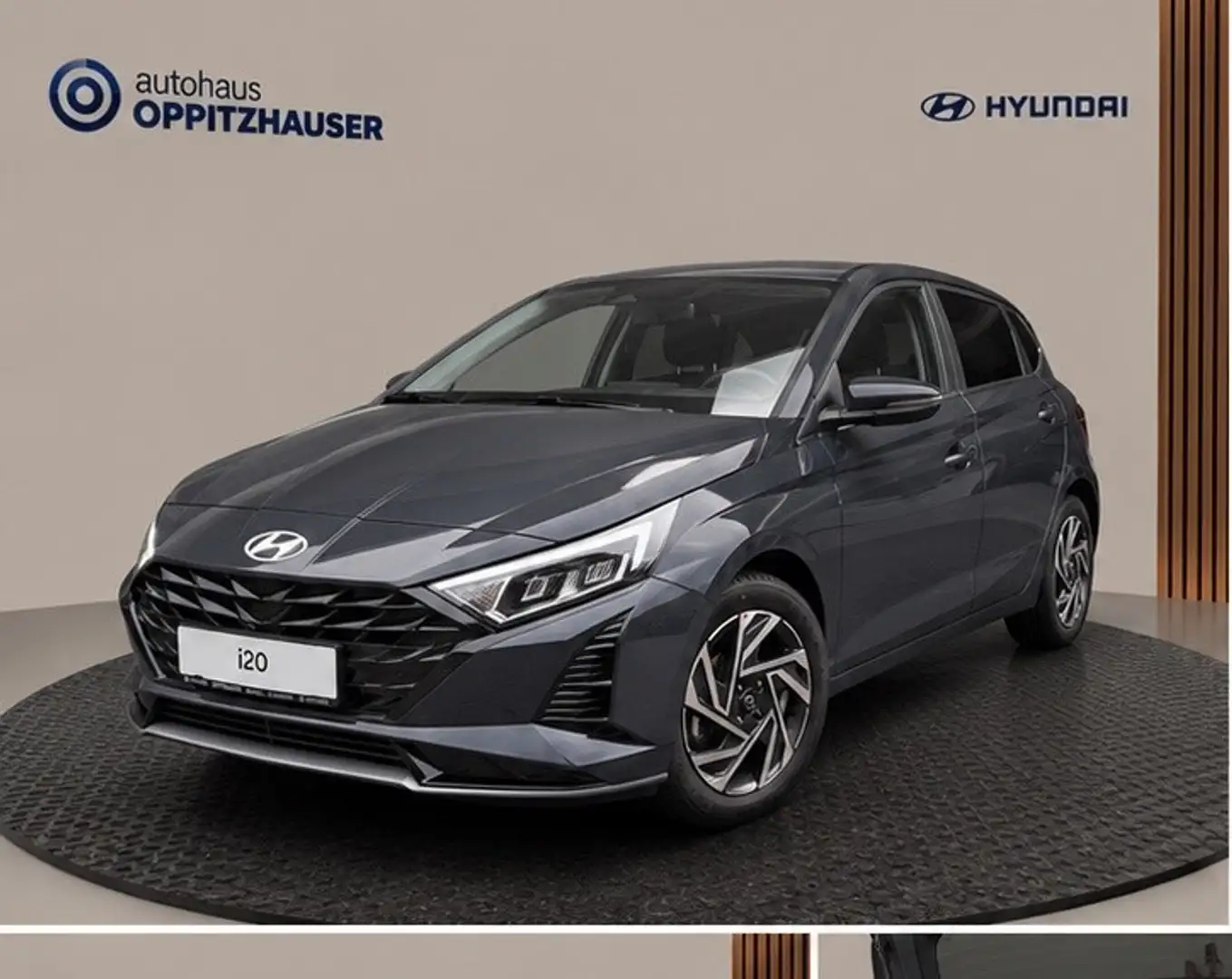 Hyundai i20 1,0 T-GDI GO Plus DCT Grau - 1