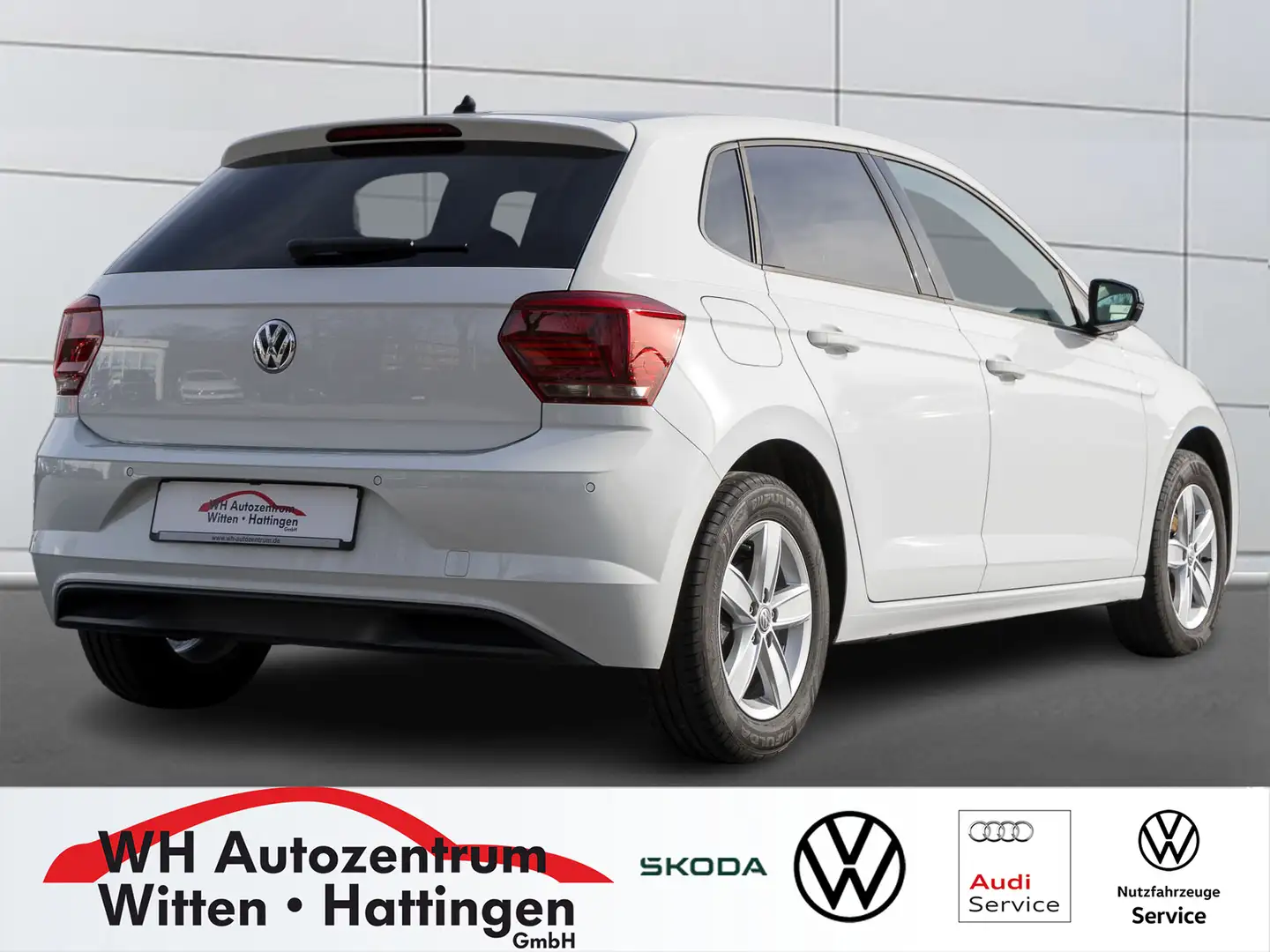 Volkswagen Polo 1.0 TSI HIGHLINE NAVI LED PDC ACC SITZHZG CLIMA... Blanc - 2