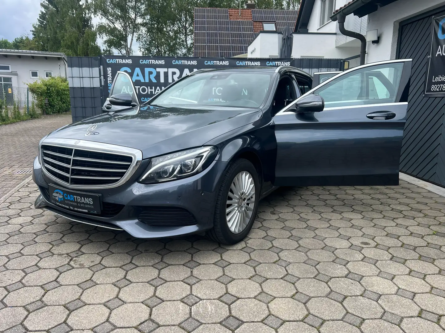 Mercedes-Benz C 220 T BlueTec Exclusive + LED + NAVI + 0% FINANZIERUNG Gris - 1