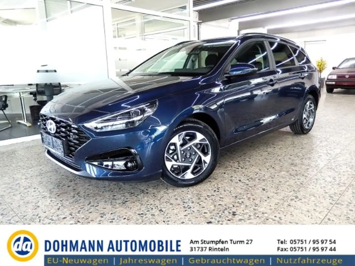 Hyundai i30 1.0 T-GDI Style/LED/Navi/Cam/Sitzhzg/5J.Gar Blauw - 1