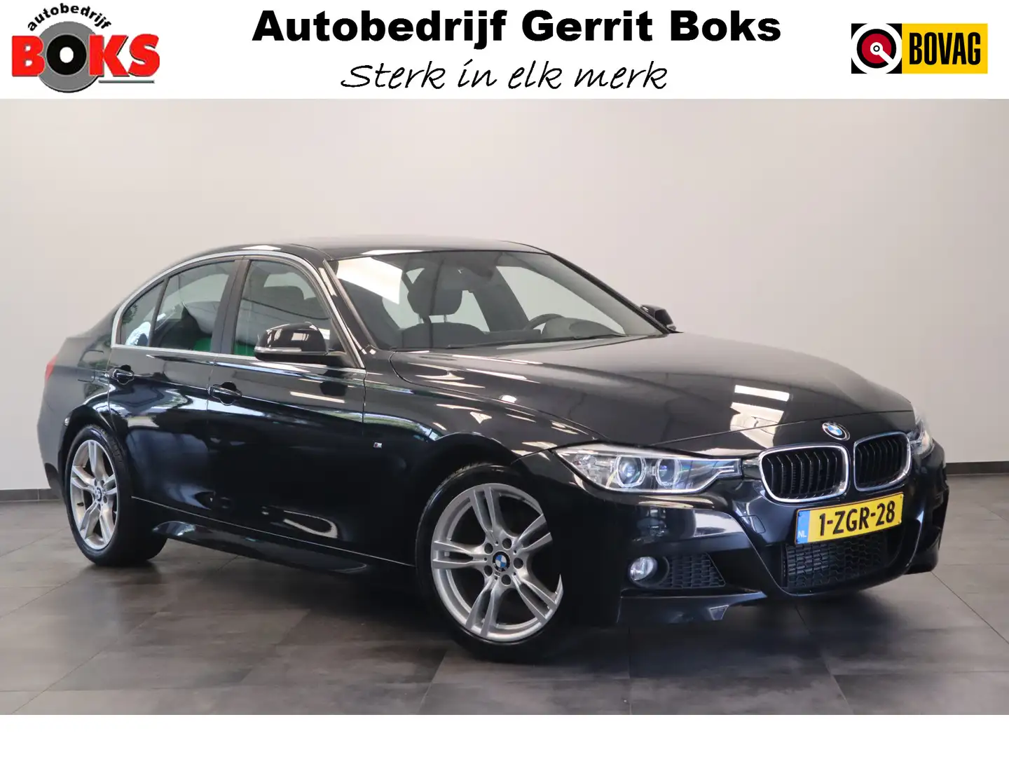 BMW 316 3-serie 316i M-sport Executive Cruise/Climate Navi Noir - 1