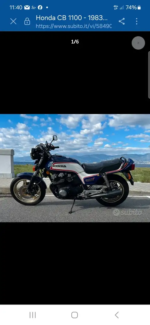 Honda CB 1100 originale Blu/Azzurro - 1
