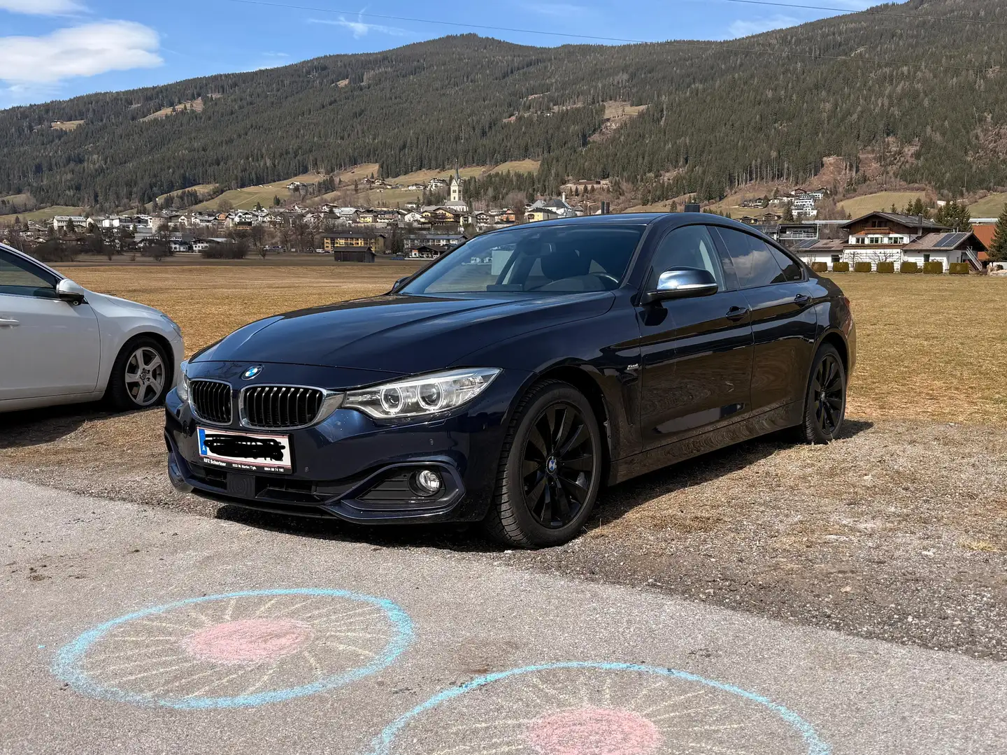 BMW 420 420d xDrive Gran Coupe Sport Line Aut F36 B47 Blau - 1