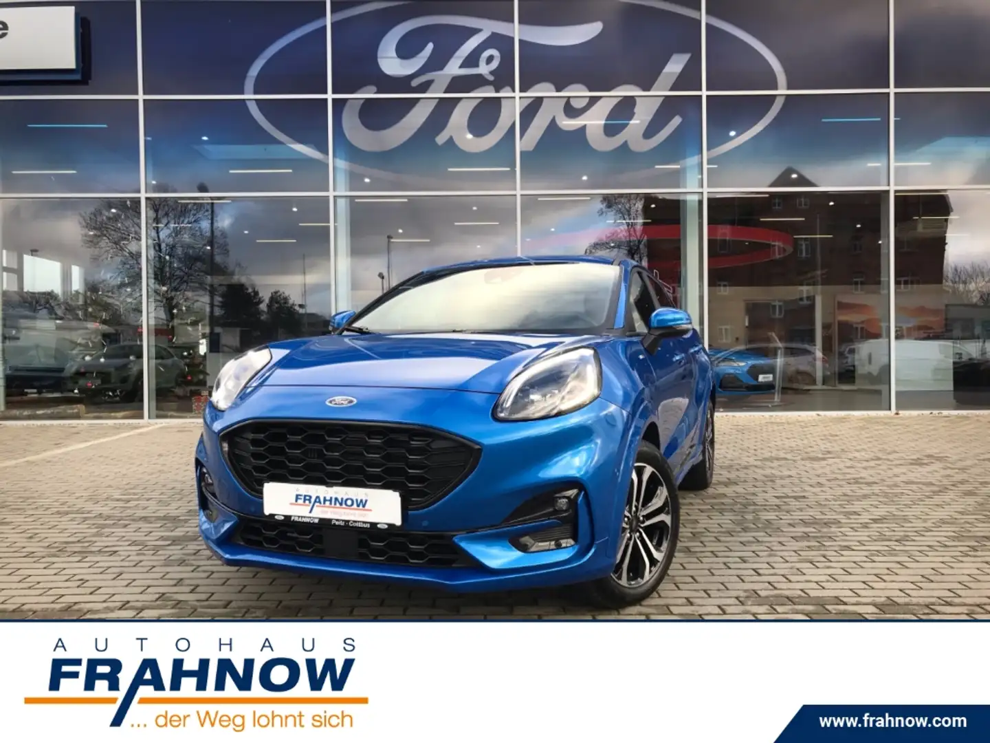 Ford Puma 1.0 EcoBoost MHEV ST-Line LED ACC SHZ NAVI Blau - 1