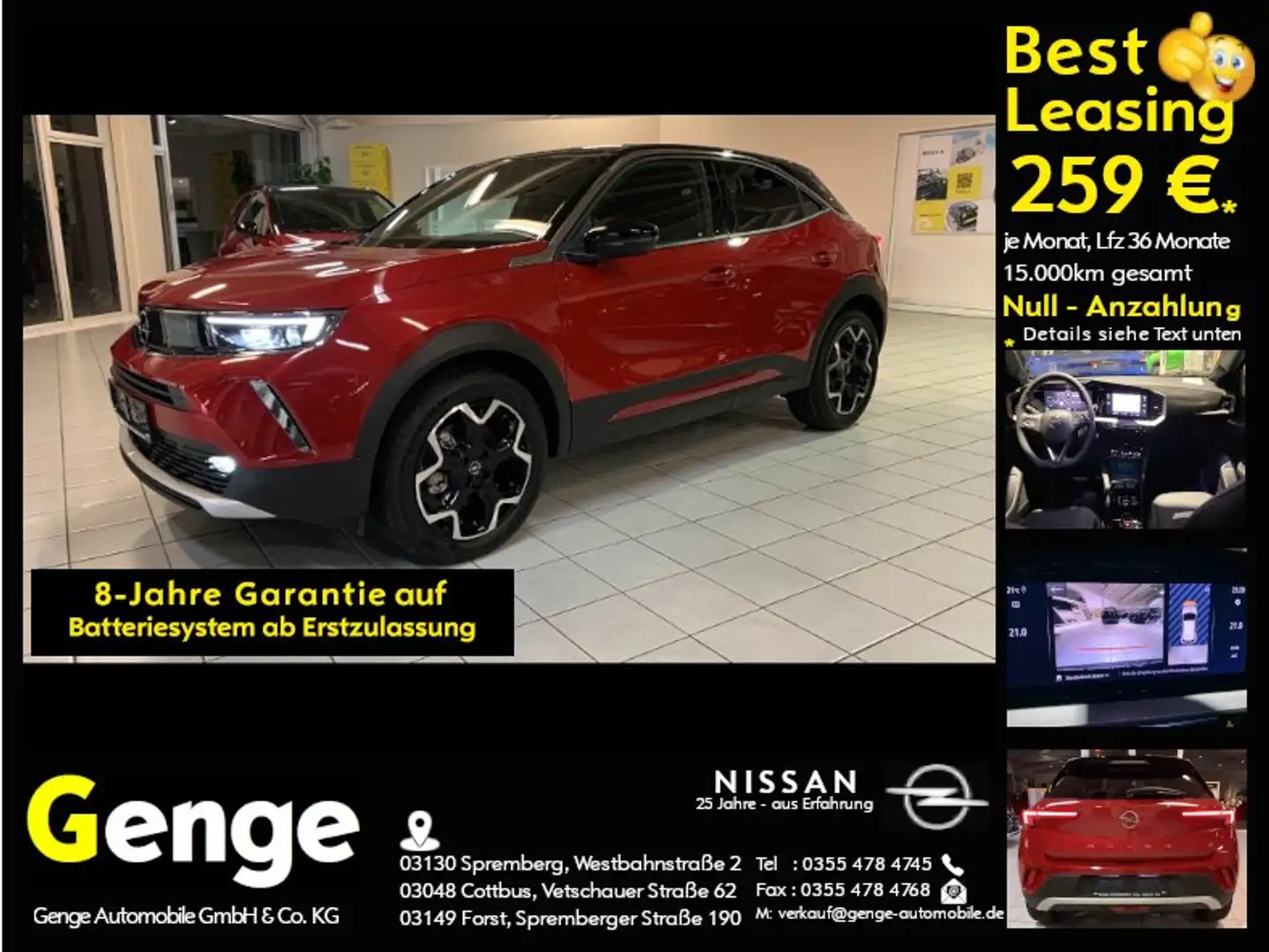 Opel Mokka-E Mokka-e Ultimate, LED-Matrix, Technologie & Winter Rot - 1
