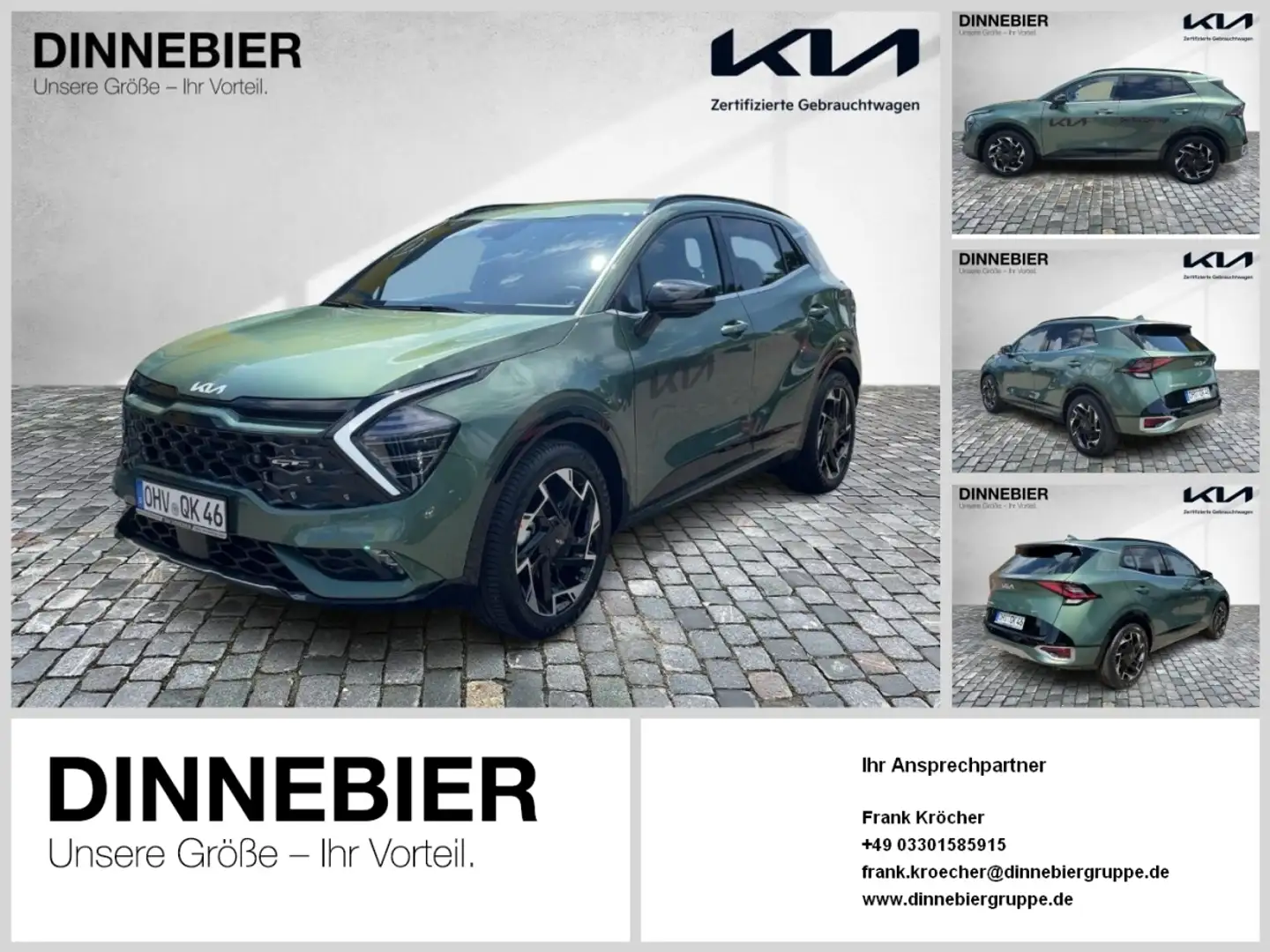 Kia Sportage 1.6D 48V AWD DCT GTLDRIVE SOUN Verde - 1