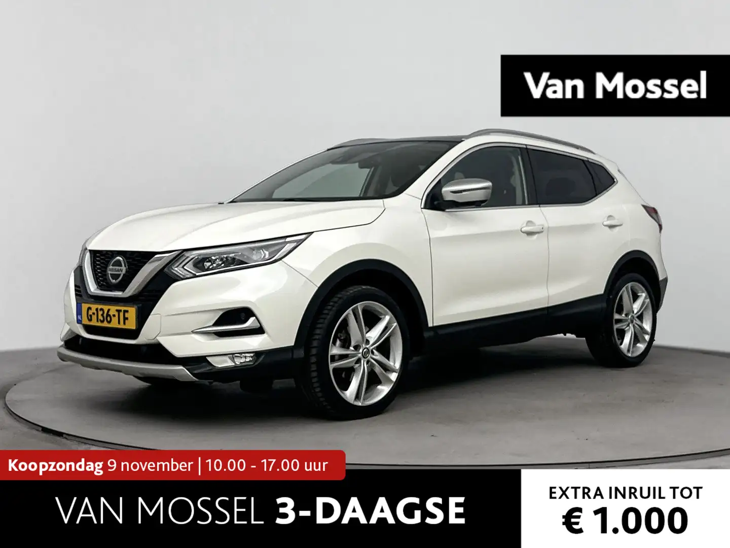 Nissan Qashqai 1.3 DIG-T N-Motion 140PK | Navigatie | Climate Con Blanc - 1