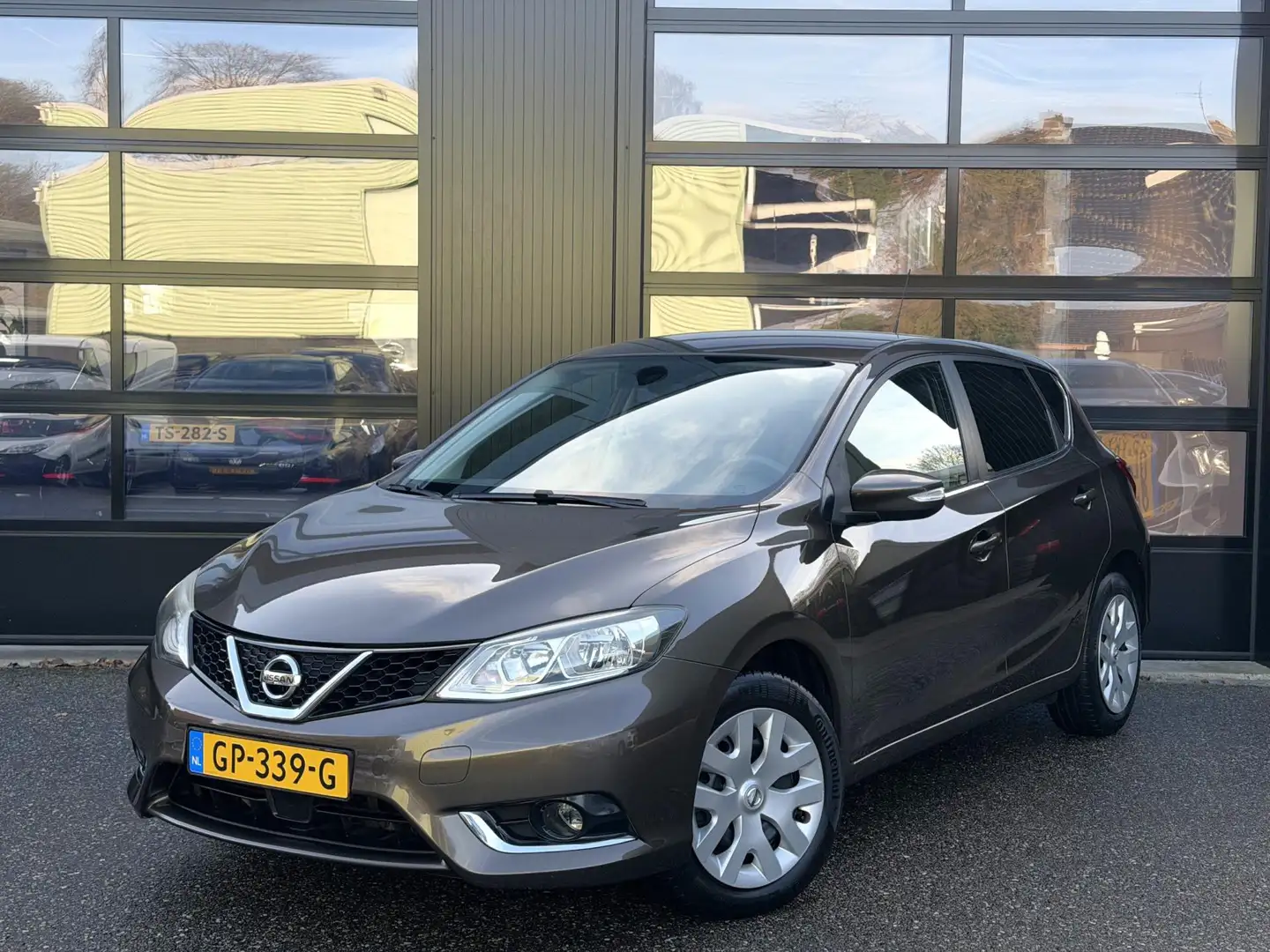 Nissan Pulsar 1.2 DIG-T Visia 1e eigenaar NL Auto 71.500 km Brun - 1