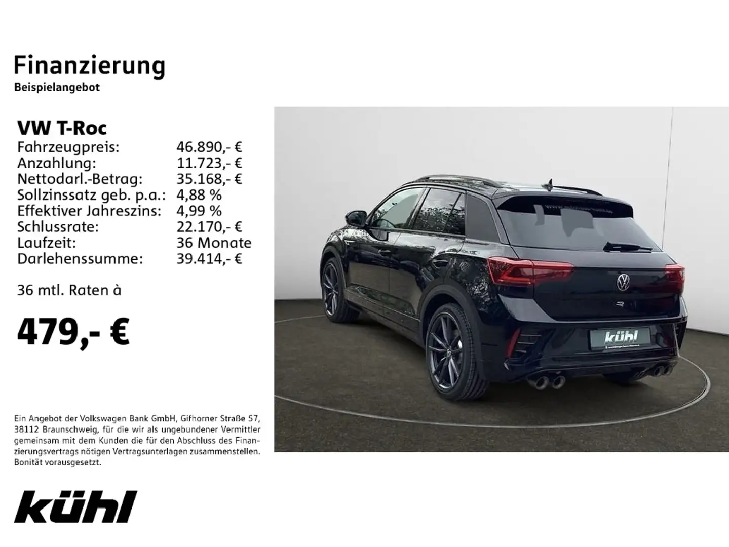 Volkswagen T-Roc 2.0 TSI DSG 4M R R Akrapovic Black Style Schwarz - 2