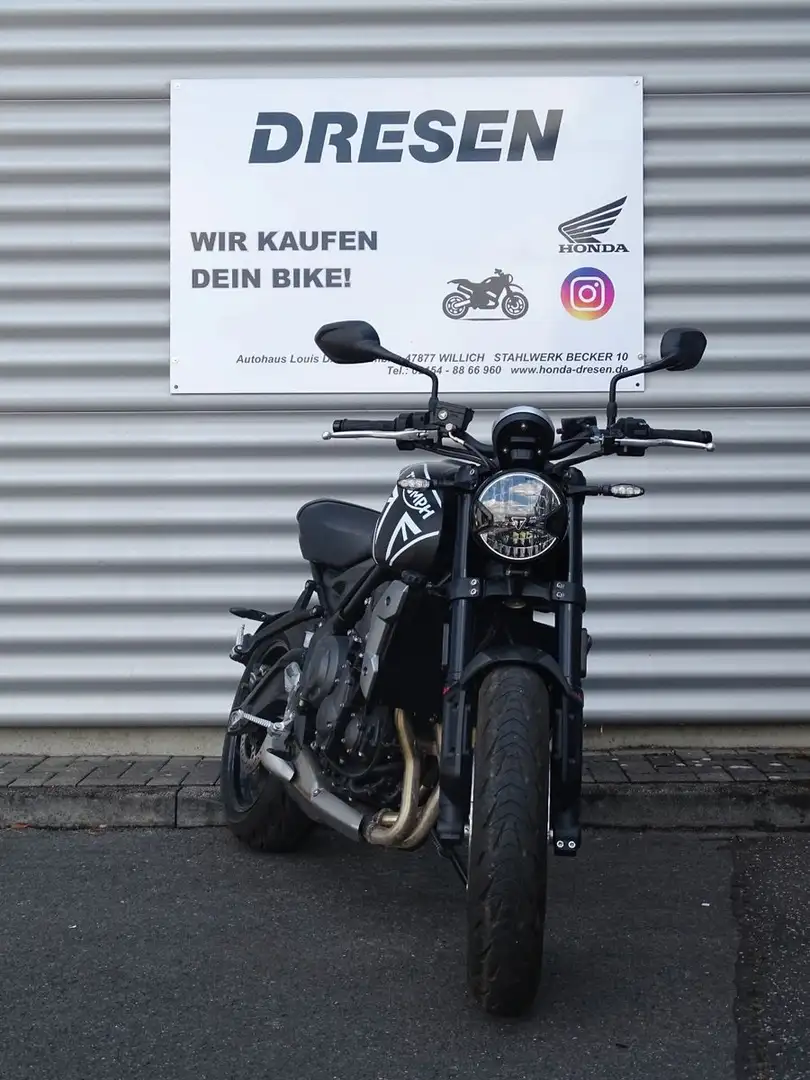 Triumph Trident 660 ABS * 2023 * 1. Hand * Griffheizung Noir - 2