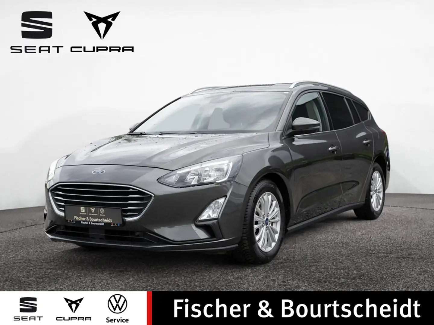Ford Focus 1.0 EcoBoost Hybrid Titanium X NAV AHK Gris - 1
